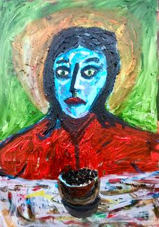 "Woman with peppercorns"